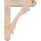 Ekena Millwork Merced Craftsman Smooth Bracket w/ Offset Brace, Douglas Fir, 7 1/2"W x 30"D x 38"H BKT0806X30X38MRC04SDF - alternate 2
